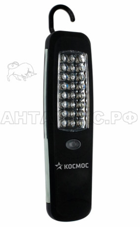 Фонарь KOSMOS Au6002, 24 LED, магнит для крепления, крючок для подвешивания, 3*LR6