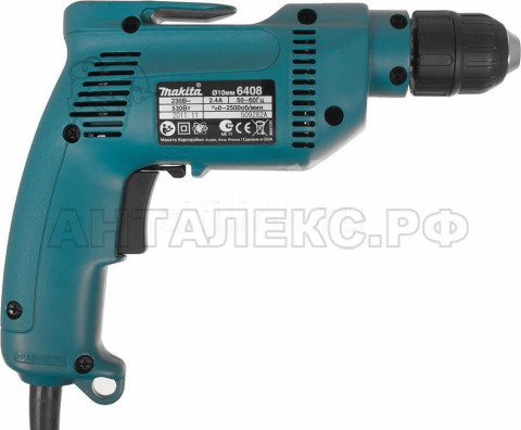 Дрель Makita 6408 530Вт 1,5кг БЗП