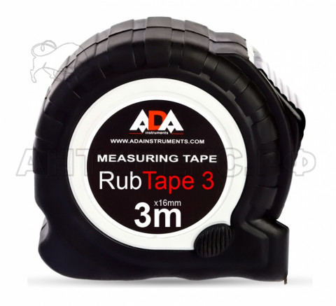 Рулетка ADA RubTape 3 (сталь, 3 м, )