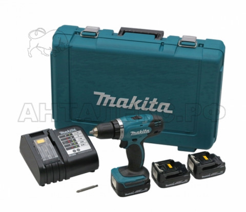 Дрель акк. Makita BDF 343 SHE3 14,4В 3х1,3Ач.Li-ion