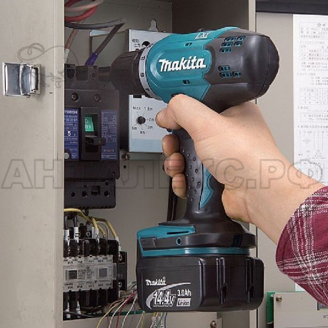 Дрель-шуруповерт акк. Makita DDF 343 SHE 2скор, 36 Н*м, 1300 об/мин