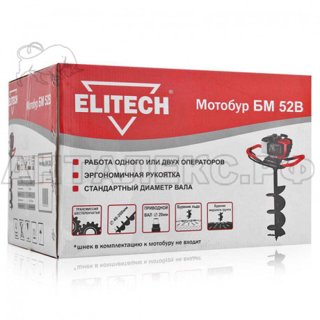 Мотобур БМ 52 В Elitech