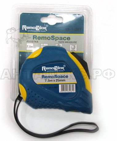 Рулетка RemoСolor "RemoSpace"  7.5м*25мм