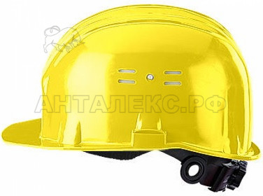 Каска защитная с удобным храповым механизмом ИСТОК цв.желтый