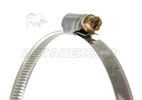 Хомуты стальные Hobbi  D=100-120 мм