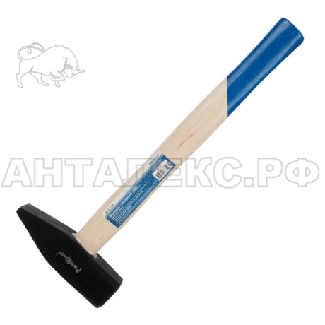 Молоток слесарный, деревянная руоятка Hobbi  1000гр