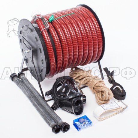 Противогаз "Бриз-0326" ПШ-20 ЭРВ, шланг ПВХ, 1 маска ППМ-88