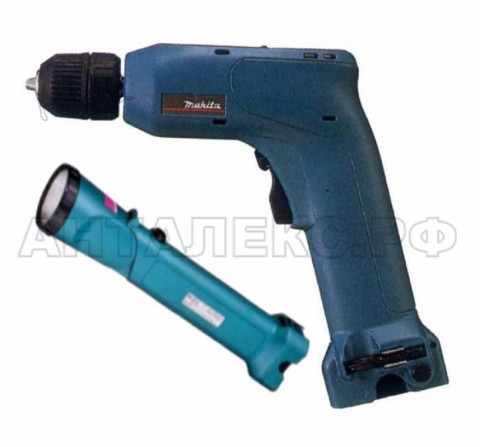 Дрель акк. Makita 6018 DWLE 7,2В 2х1,3Ач.NiCd фонарь