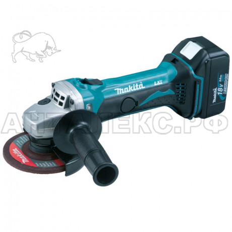 УШМ Makita DGA 452 RFE акк. ф115 18В 2х3,0Ач.Li-ion