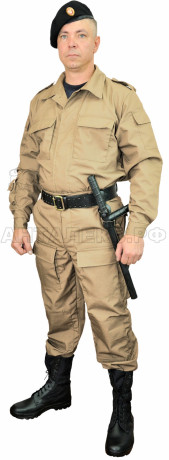 Костюм охранника "Спецназ-округ" (куртка, брюки) цв.бежевый 52-54\3-4