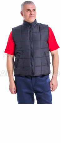 Жилет утепленный ОФИС черный ,р.48-50