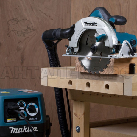 Пила дисковая Makita HS7601К, 1200Вт,гл.пропила 66мм, наруж.d190мм, посад.d30мм