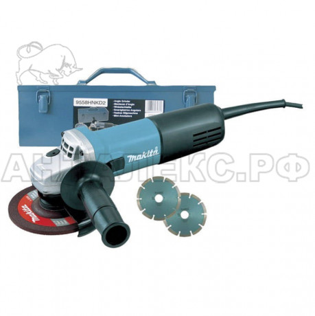 УШМ Makita 9558 НNК ф125 840Вт кейс