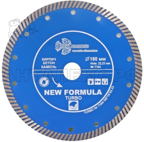 Диск алмазный TrioDaimond TURBO 180х22мм