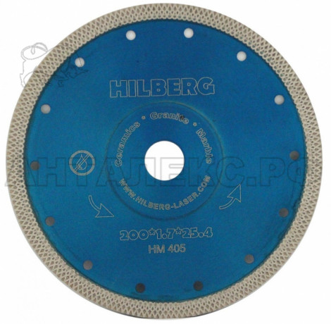 Диск алмазный Hilberg TURBO ультратонкий x-тип 200х25.4мм