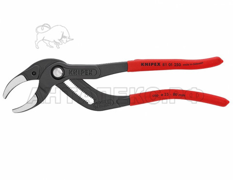 Клещи трубные, захватные Knipex KN-8101250