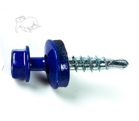 Саморезы кров.оцинк КР с ZP 5005 (синий)-4,8х70