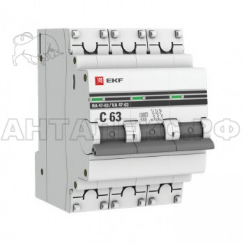 Авт. выкл ВА47-63 3П 16А EKF