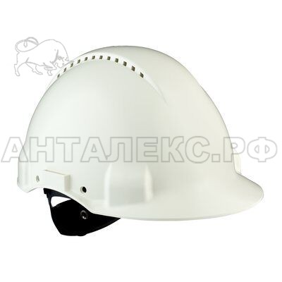 Каска защитная 3М G (3000NUV, белый) оголовье с храповиком