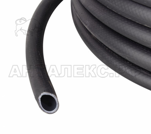 Шланг резиновый армированный, 18 х 25 - 1,0 - ВГ., бухта 50 м (чёрный)