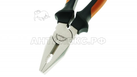 Пассатижи Sturm! 200мм ОСОБО ПРОЧНЫЕ ГУБКИ, 2-х компонентные рукоятки (Profi)