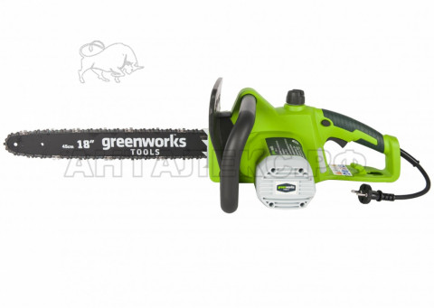 Цепная пила GreenWorks электрическая 45 см