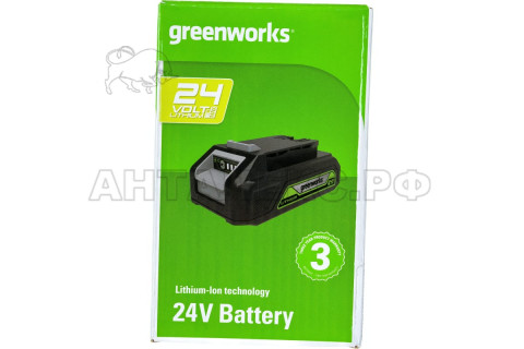 Аккумулятор Greenworks G24B2, 24V, 2 А.ч