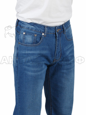 Брюки джинсовые D2024, цвет синий,р-р 31 (46-48)