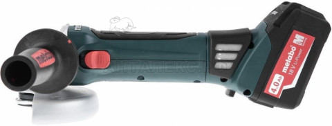 УШМ акк.Metabo W 18  LTX 125  1х4,0 Ач+ЗУ ASC55