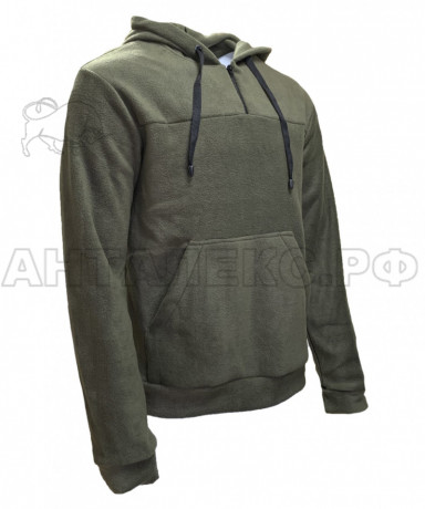 Куртка "Etalon Travel TM Sprut" флисовая с капюшоном, цв. оливковый 52-54/170-176