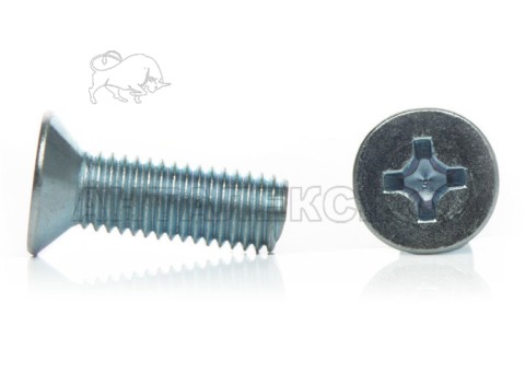 Винт DIN 965 потай (п.р) 4х6