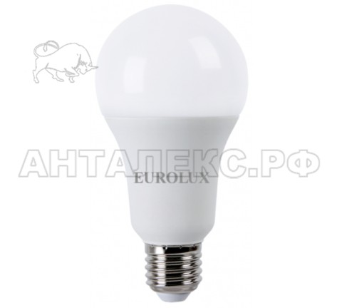 Лампа Eurolux, светодиодная LL-E-A70-20W-230-4K-E27 (груша, 20Вт, нейтр., Е27)