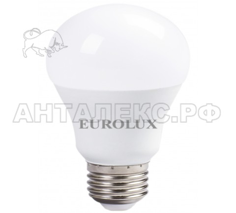 Лампа Eurolux, светодиодная LL-E-A60-15W-230-2,7K-E27 (груша, 15Вт, тепл., Е27)