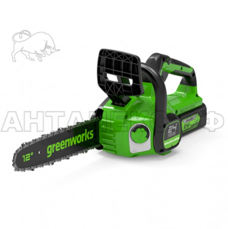 Цепная пила GreenWorks аккумуляторная  GD24CS30, 24V, 30см, б/щ, без АКБ и ЗУ