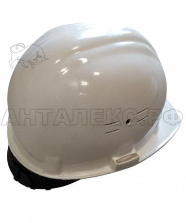 Каска защитная  ИСТОК ,реечный механизм, цв.белый