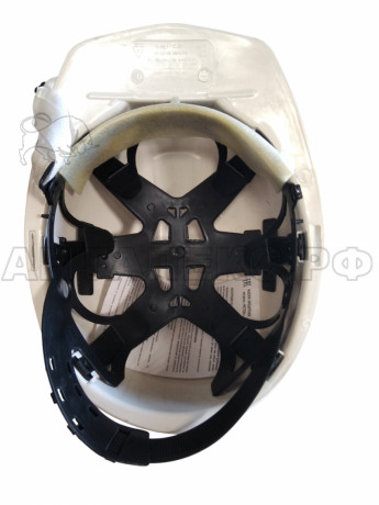 Каска защитная  ИСТОК ,реечный механизм, цв.белый