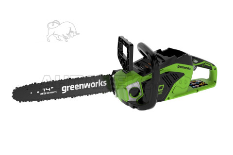 Цепная пила Greenworks GD40CS15K2 б/щ (в комплекте с АКБ 2АЧ и ЗУ) 40В
