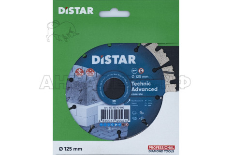 Круг алмазный DISTAR 1A1RSS/C3-Н 125*2.2/1.4*11*22,23-10 Technic Advanced.