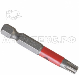 Биты  БОЕКОМПЛЕКТ, T30x50мм, Torx Tamper, сталь S2, 10шт/ЛЕНТА