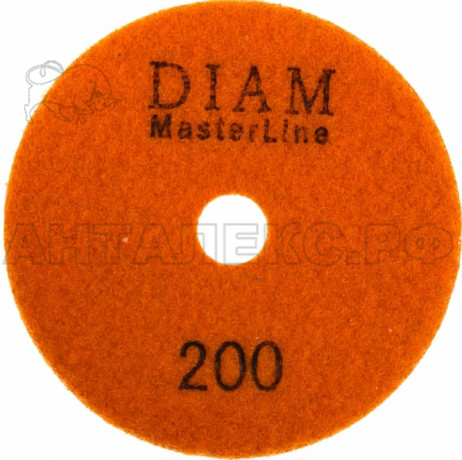 Алмазный гибкий шлифовальный круг DIAM Master Line АГШК 100*2,0 №200 (сухая)