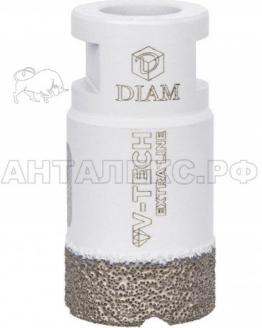 Сверло алмазное DIAM 30x35xМ14 Extra Line V-TECH (вакуум. спекание) керам, керамогран, гранит,мрамор