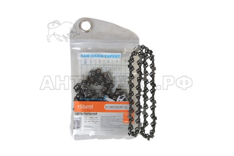 Цепь Sturm! 45 звеньев, паз 0,050", шаг 3/8", для БЕЗМАСЛЯНЫХ ПИЛ