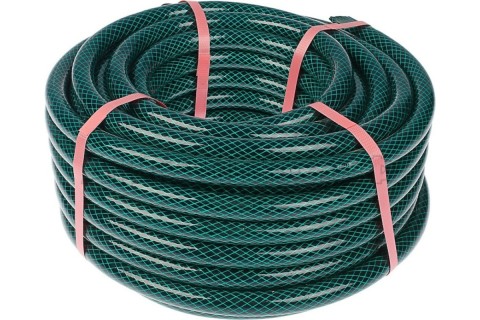 Шланг поливочный ПВХ Yard "ЛЮКС" армированный ,зеленый, 3-х слойный, 1,85мм, D 1/2",25м, (шт.)