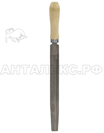 Напильник полукруглый 200мм, №2, дерев. ручка, (шт.)