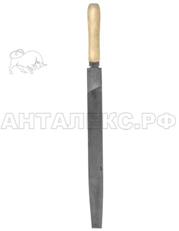 Напильник плоский  300 мм, №2, дерев. ручка, (шт.)