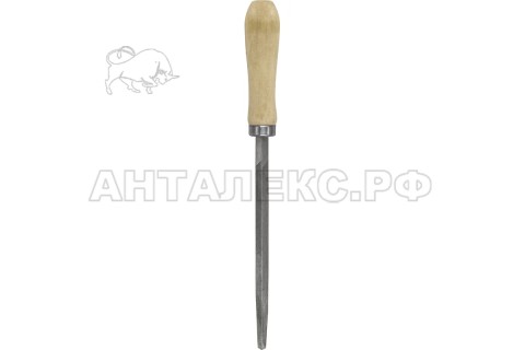 Напильник трехгранный 150 мм, №2, дерев. ручка, (шт.)