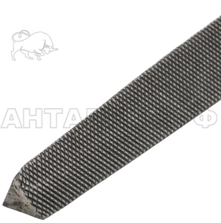 Напильник трехгранный 150 мм, №2, дерев. ручка, (шт.)