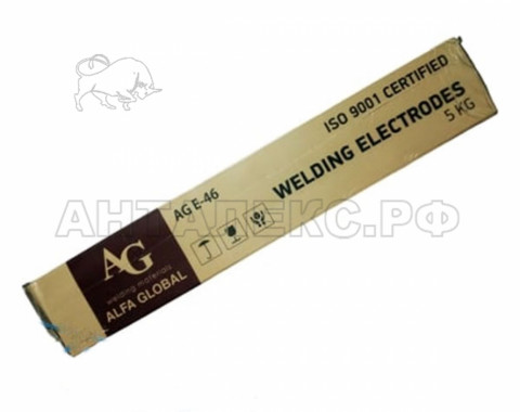 Электроды AG E-46 PREMIUM  d=4,0*350 мм, (1упак/5.0 кг)