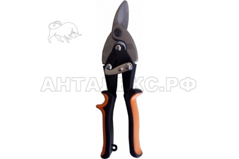 Ножницы по металлу Вихрь, 250 мм, НМ-250L, двухкомпонентные рукоятки, 73/10/8/2