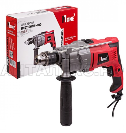 Дрель ударная NUMBER ONE IMD1100/13-PRO (1500Вт, метал.корпус,2 скорости,реверс) №1
